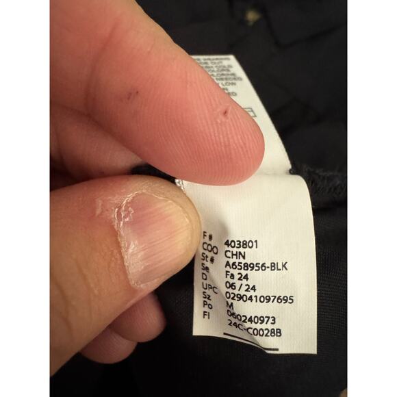 LOGO by Lori Goldstein Zip Front Long Sleeve Jacket Black Medium NWOT Lightweigh - Picture 14 of 14